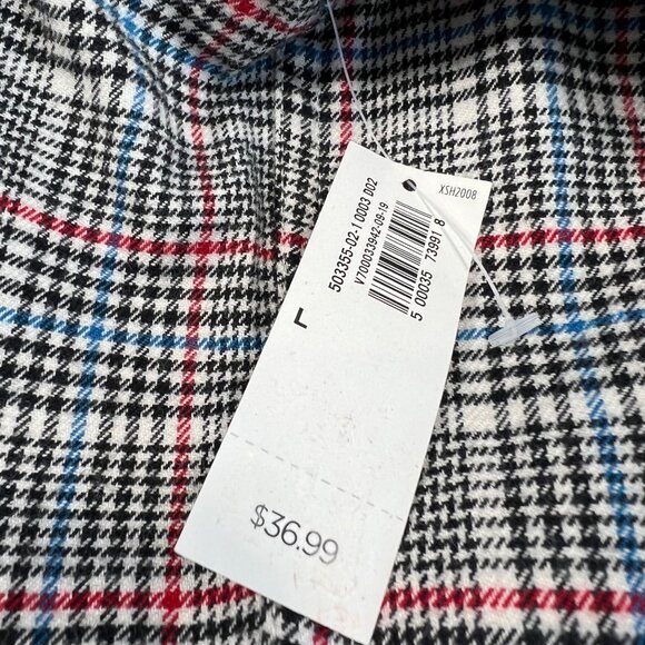 Old Navy‎ Flannel Button Front Shirt Plaid Mens Large - Picture 7 of 8